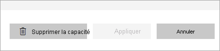 Delete and apply buttons for capacity settings in Power BI Premium