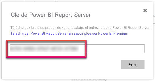 Power BI Report Server product key