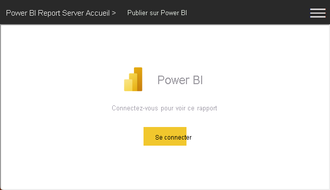 Screenshot showing signing in to the Power B I service.