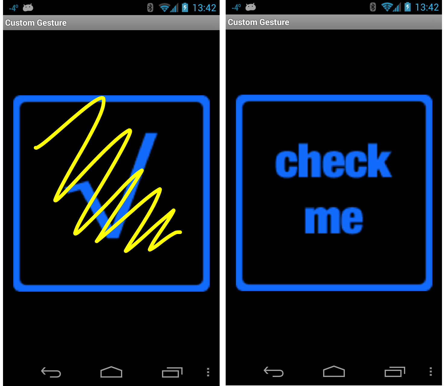Scribble sur l’écran, l’image d’origine s’affiche