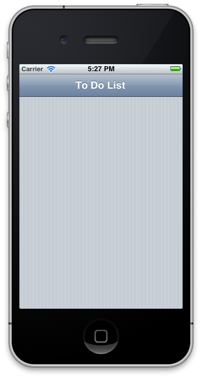 L’exécution de l’application présente l’écran affiché ici
