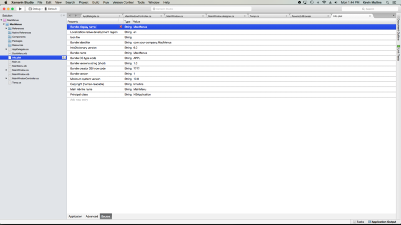 Sélection de la vue Source Sélection de la vue Source