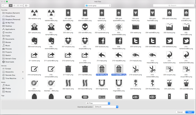 Sélection d’images à ajouter Sélection d’images à ajouter