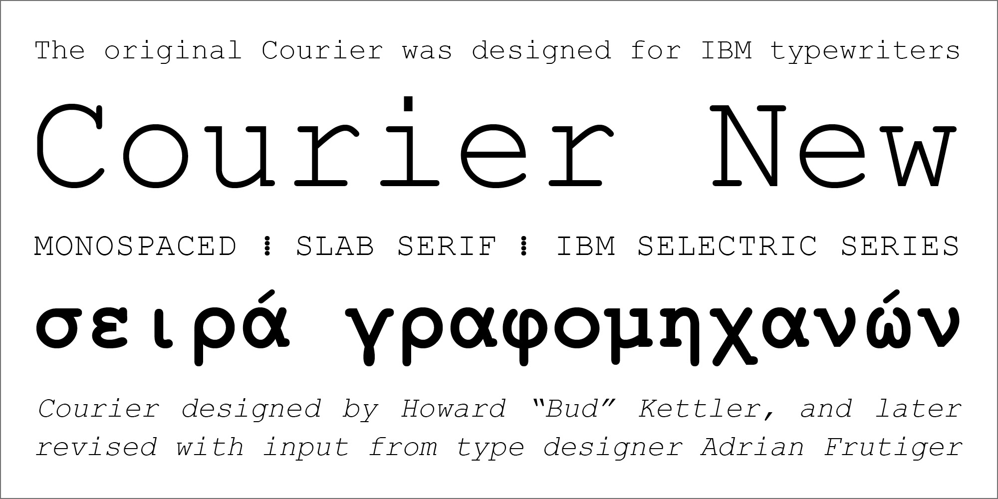 Courier New Poster 3