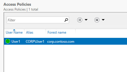 Voir la nouvelle stratégie d’accès