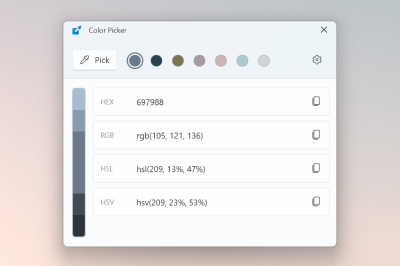 Capture d'écran de Color Picker