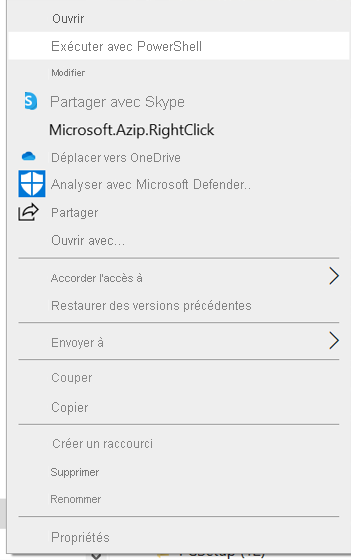 Capture d’écran montrant le processus de démarrage d’une connexion de test.