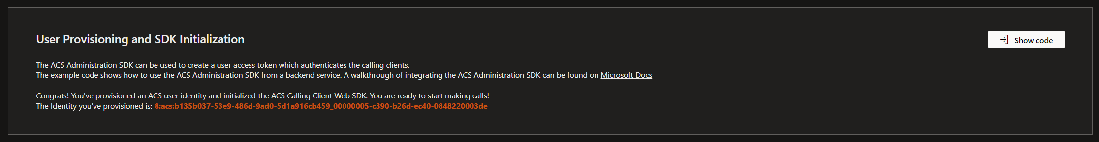 User provisioning