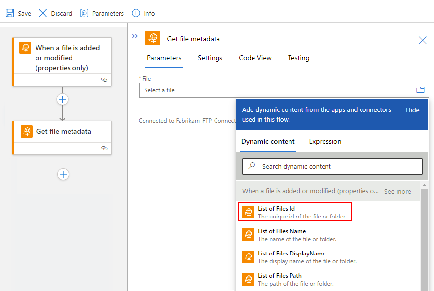Screenshot shows Standard workflow designer,