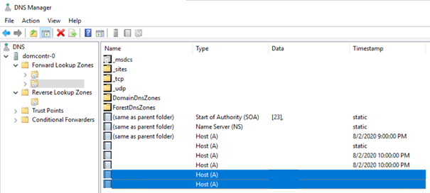 Figure 2: New virtual name and TCP/IP address for SAP ASCS/SCS cluster configuration