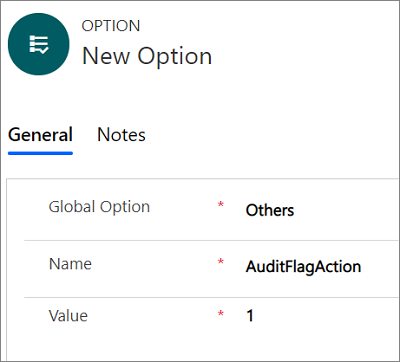 Ajoutez une balise d’audit à Unified Service Desk.