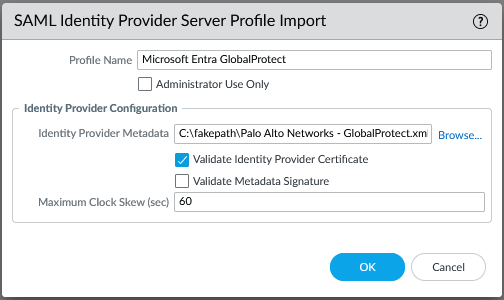 Configurer l’authentification unique Palo Alto (3)