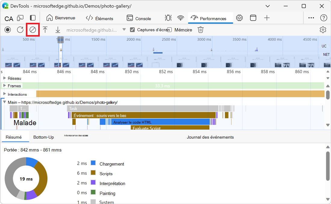Effacer l’enregistrement