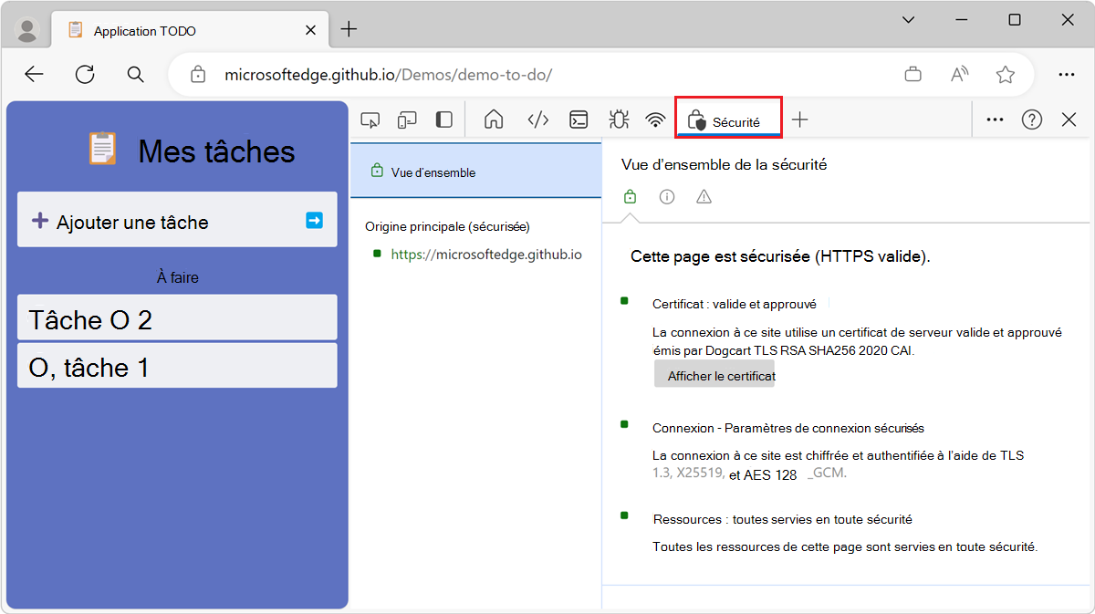 Panneau de sécurité