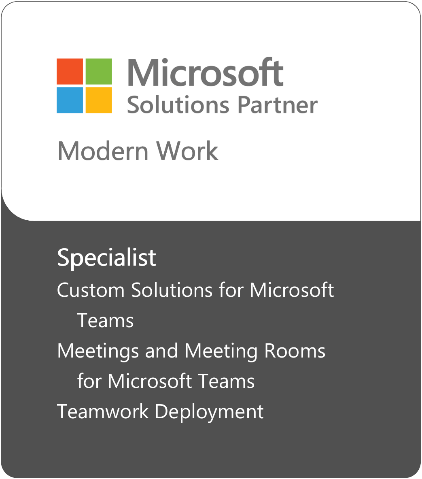 Capture d’écran du logo d’un partenaire Microsoft avec Silver Cloud Customer Relationship Management.