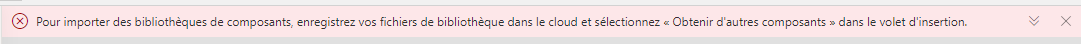 Importer le fichier de bibliothèque de composants.