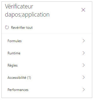 Vérificateur d’application.