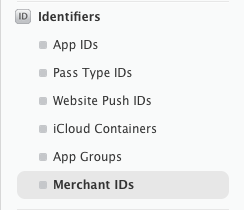 Sélection de l’ID de marchand dans le developer center