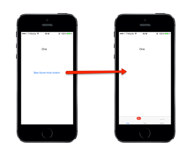 Cette capture d’écran montre le flux d’application
