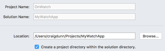 Choisir l’emplacement pour enregistrer le projet