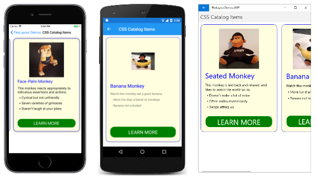 Page Éléments du catalogue CSS Page Éléments du catalogue CSS