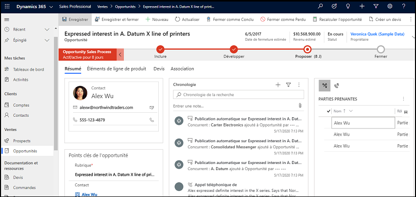 Exemple de formulaire réel que vous créeriez à partir de la maquette.