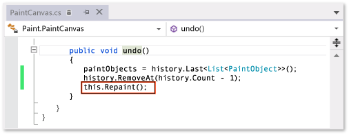 Mappage de code - Ajouter un appel de méthode manquant