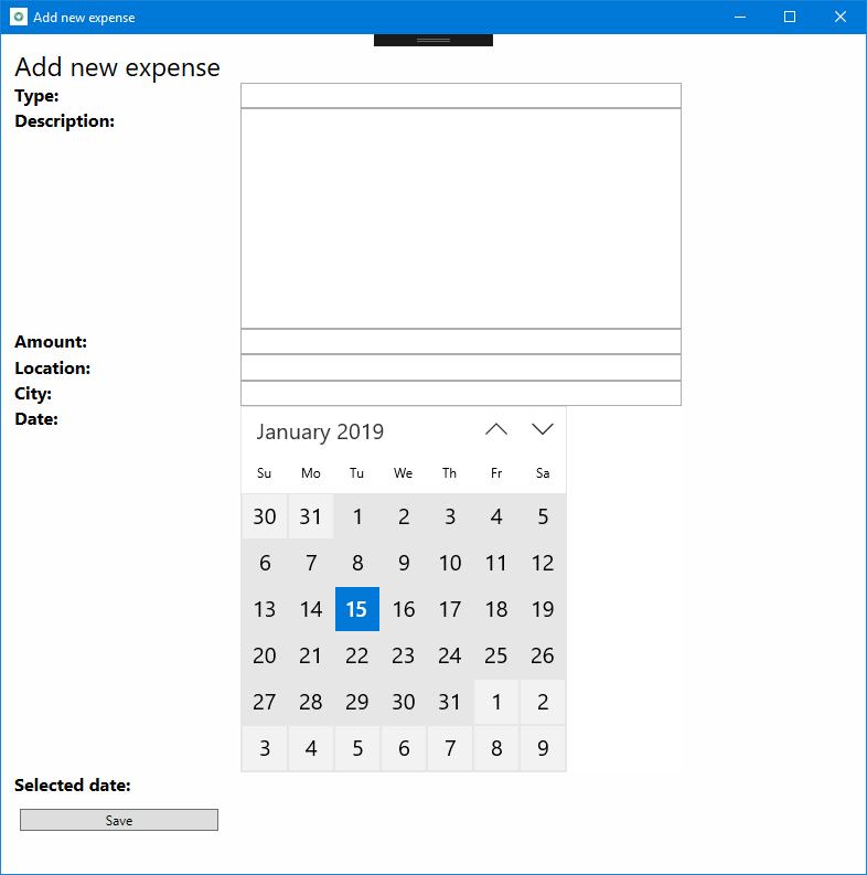 Wrapper CalendarView