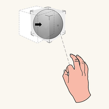 Déplacement éloigné lors d’une manipulation d’objet&nbsp;3D