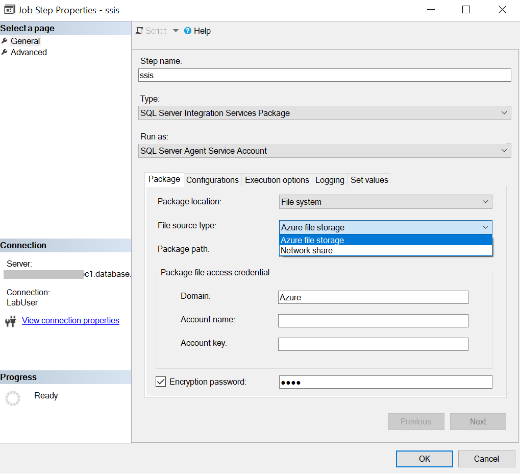 Options for file source type