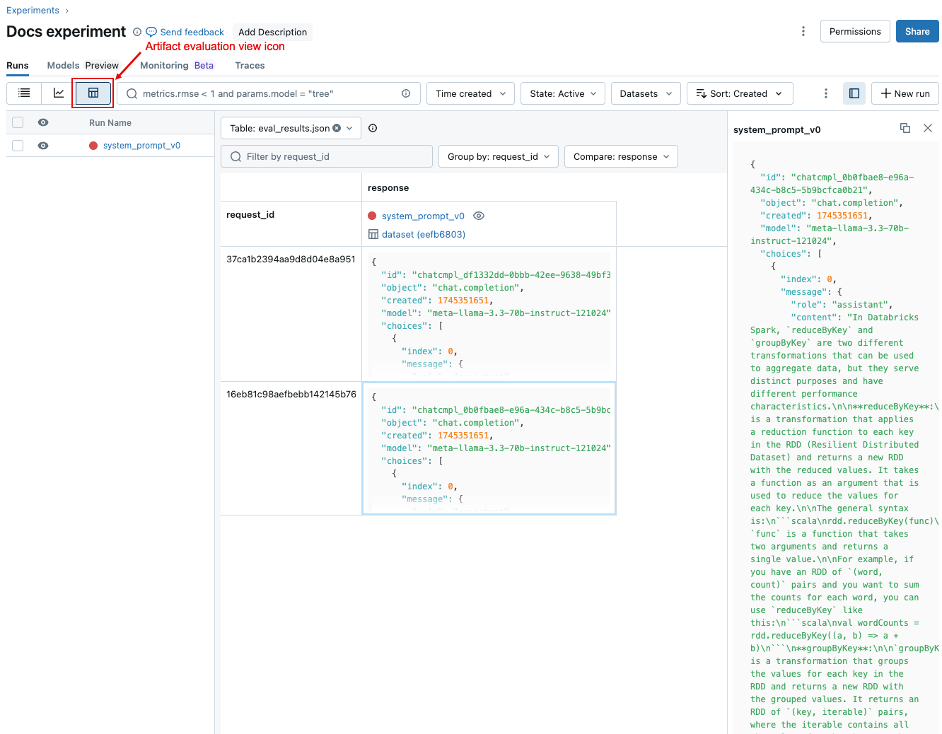 questions individuelles dans le jeu d’évaluation
