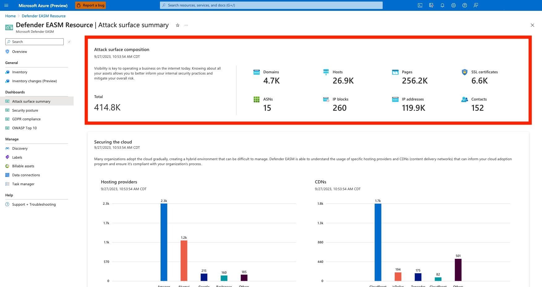 Capture d’écran de la vue des détails de la ressource du même certificat SSL montrant l’expiration mise en surbrillance.