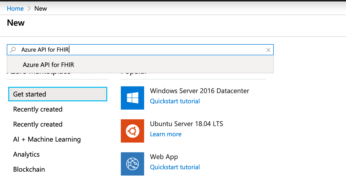 Rechercher Azure Health Data Services