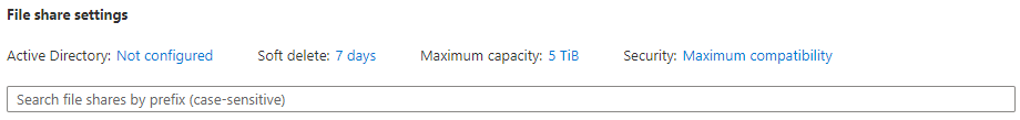 Capture d’écran montrant où afficher et modifier les paramètres de sécurité SMB.