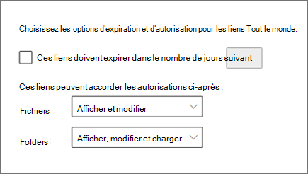 Paramètres dans le nouveau Centre d’administration SharePoint