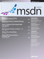 MSDN Magazine Mars 2012