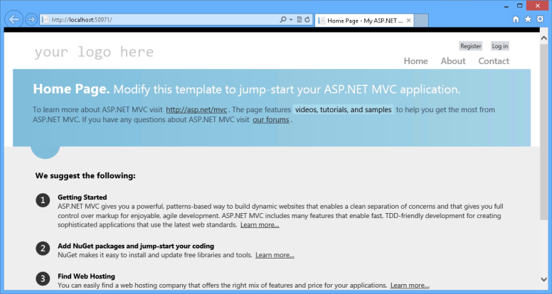 Modèles restylés MVC 4 ASP.NET modèles restylés MVC 4