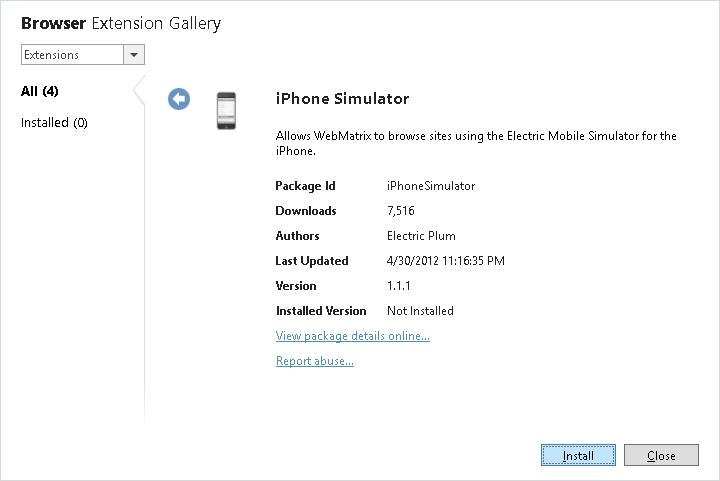Extension du simulateur iPhone Extension du simulateur iPhone
