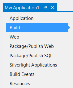 Capture d’écran du menu déroulant du projet dans la fenêtre de l’Explorateur de solutions, mettant en évidence l’option de génération.