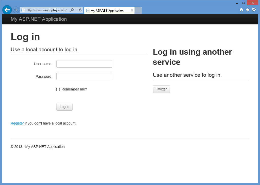 Services d'authentification externe avec API Web ASP.NET (C#) | Microsoft  Learn