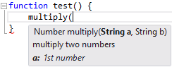 Documentation XML pour les fonctions JavaScript Documentation XML pour les fonctions JavaScript