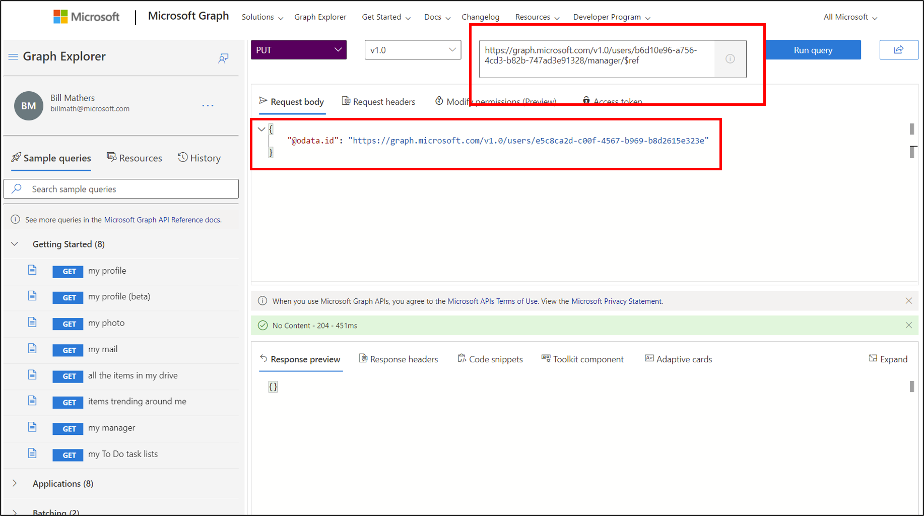 Capture d’écran montrant comment ajouter un manager dans l’Afficheur Graph.