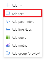 Capture d’écran de l’option de menu Ajouter du texte.