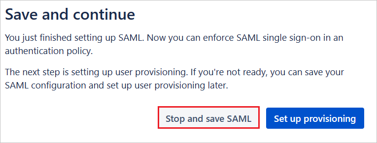 Screenshot shows the image of saving configuration.