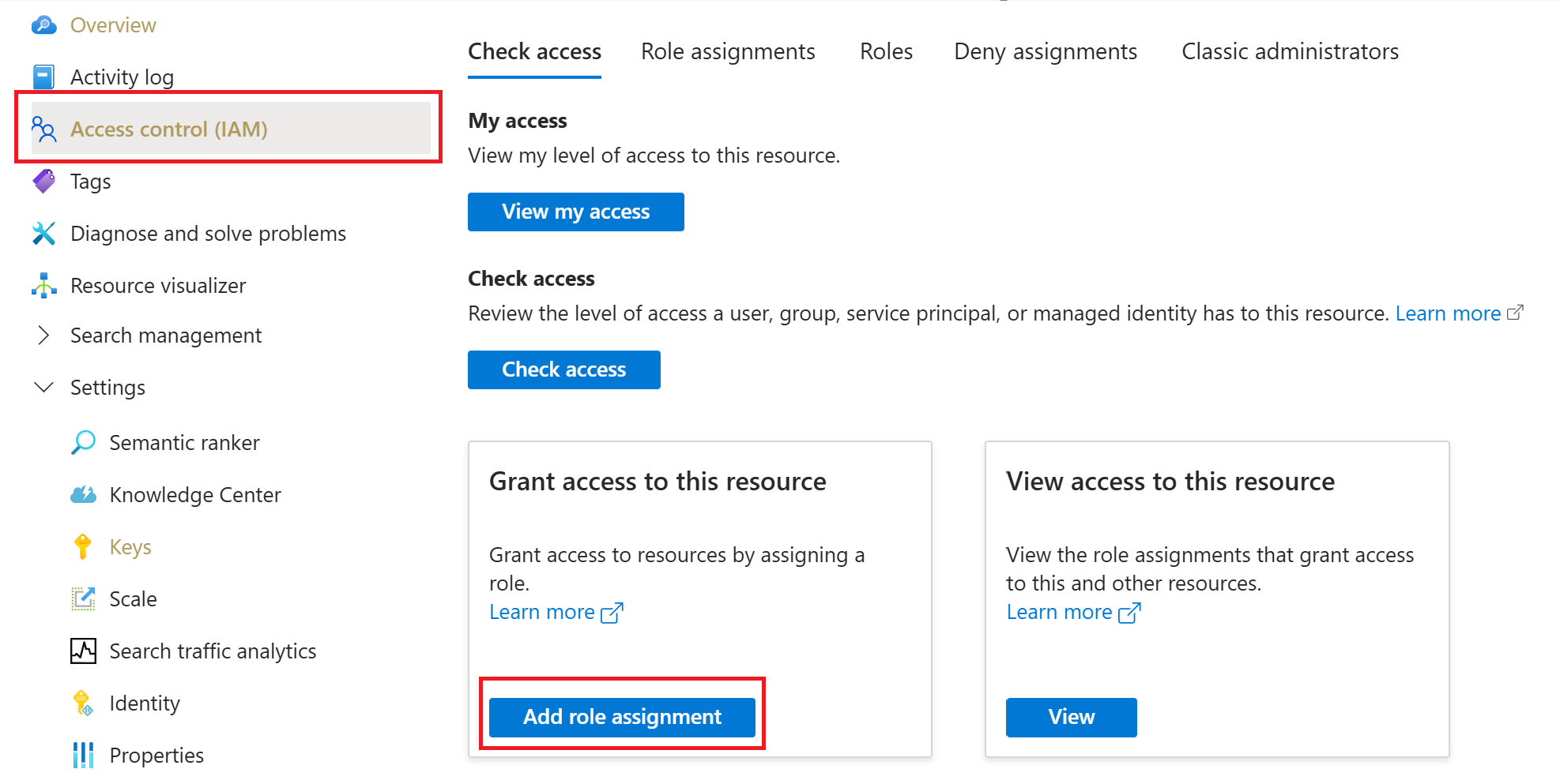Capture d’écran du sélecteur d’attribution de rôle ajouté dans le portail Azure.