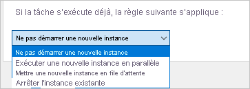 Change the rule to do not start new instance