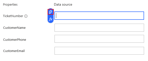 La capture d’écran montre le concepteur de flux de travail Standard en lecture seule, la section Propriétés et la première zone d’édition des propriétés avec l’option de contenu dynamique sélectionnée.