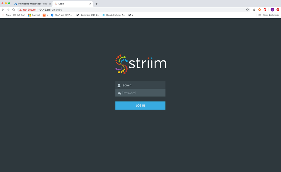 Connectez-vous à Striim