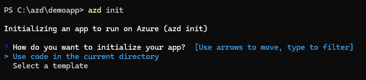 Capture d’écran montrant le processus d’init du modèle.