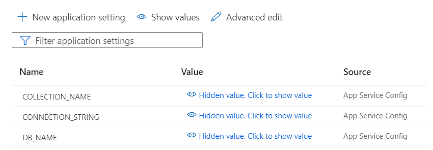 Capture d’écran montrant comment confirmer les paramètres d’App Service dans le portail Azure.